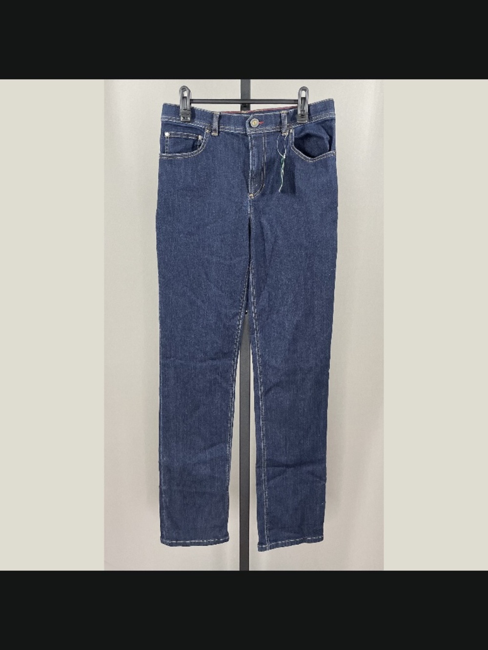 NEW LL Bean Jeans Boys 16 blue denim straight leg kids outdoor casual classic